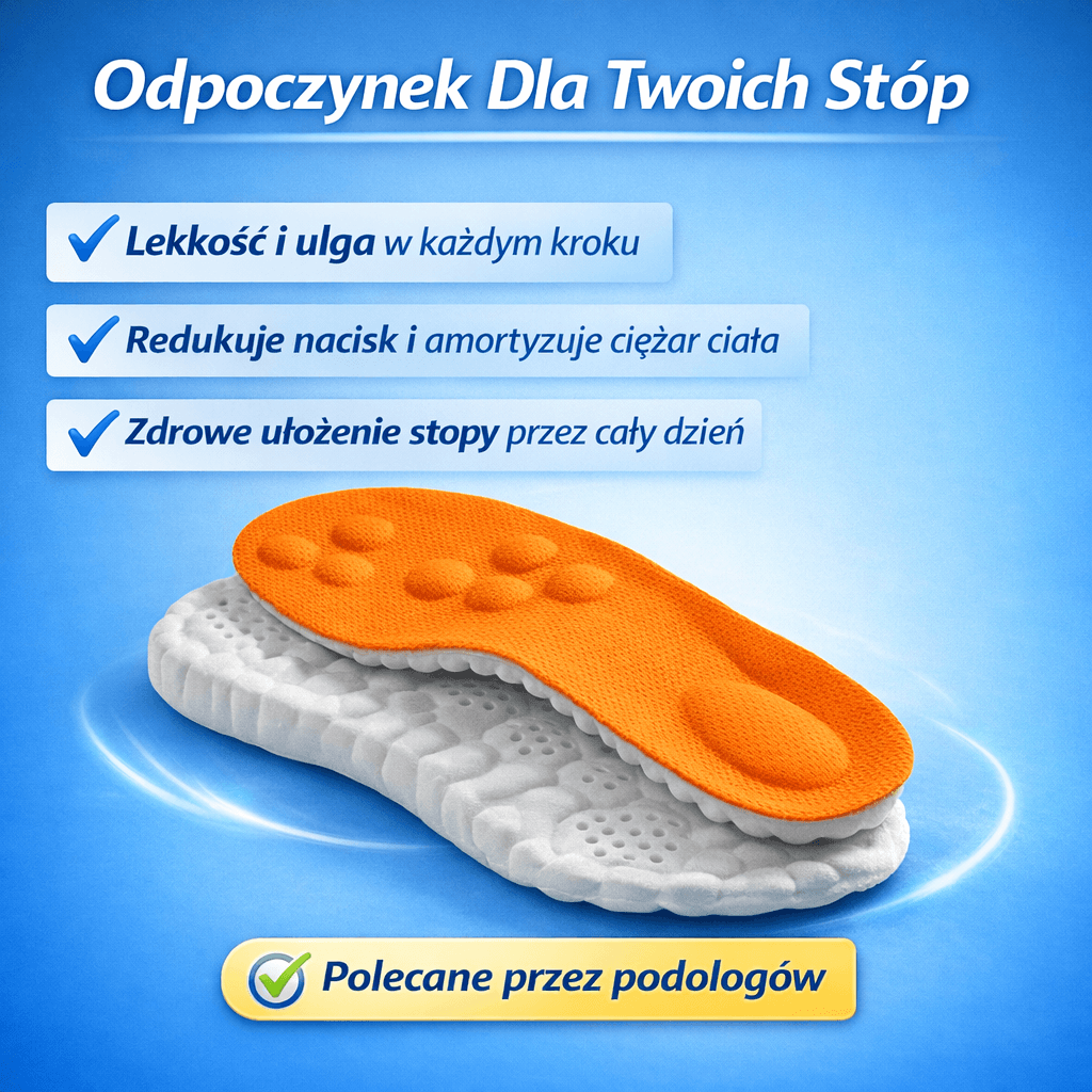 KomfortMAX - Całodzienne wsparcie dla twoich stóp